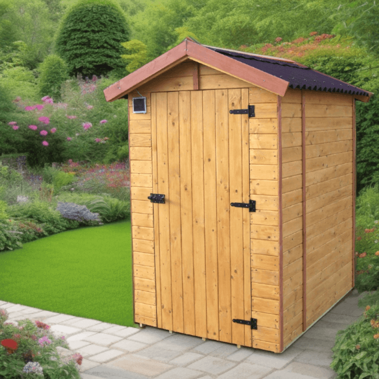 ED 1414 WC Abri toilette sèche jardin WC bois massif avec plancher / EDEN TOILETTES SECHES surface extérieure : 1,98 m2 / Fabriqué en EUROPE / Garantie : 4 ans