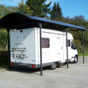 Carport ALUMINIUM camping-car caravane et bateau / surface extérieure : 27,51 m2