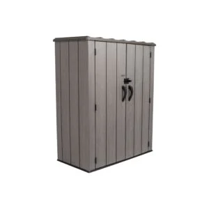 Armoire de rangement résine imitation bois / capacité 1,94 m3