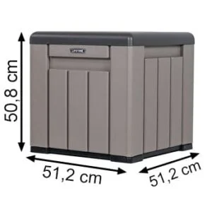 CU0505BO Cube de rangement imitation bois / capacité 0,13 m3 / Garantie : 5 ans