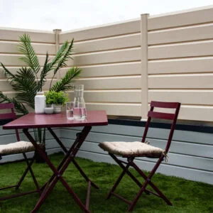 Sublimer votre façade avec la clôture CLOSEA beige