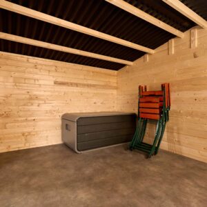 Visuel détail intérieur abri de jardin BA4030.02N
