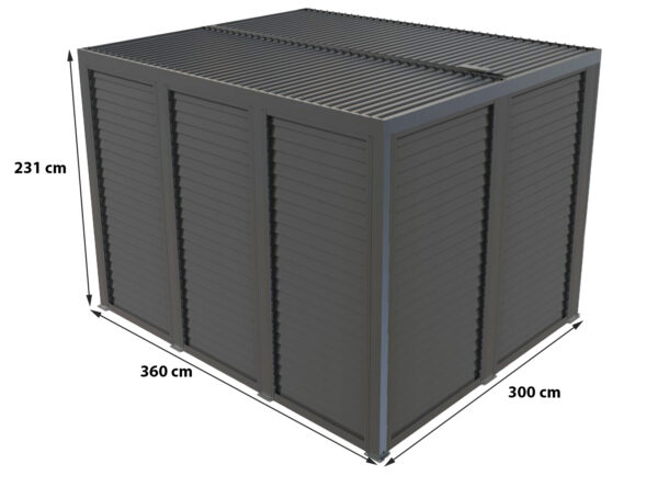 Visuel produit avec dimensions PER 36V30V BI