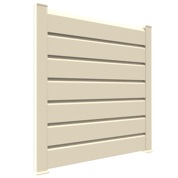 Clôture persienne CLOSEA PVC beige