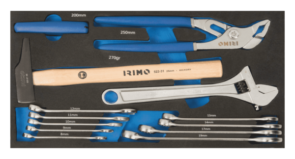 Bahco 9021FTW520FF1 - Tour de 3 boites à outils sur roues équipée 98 outils
