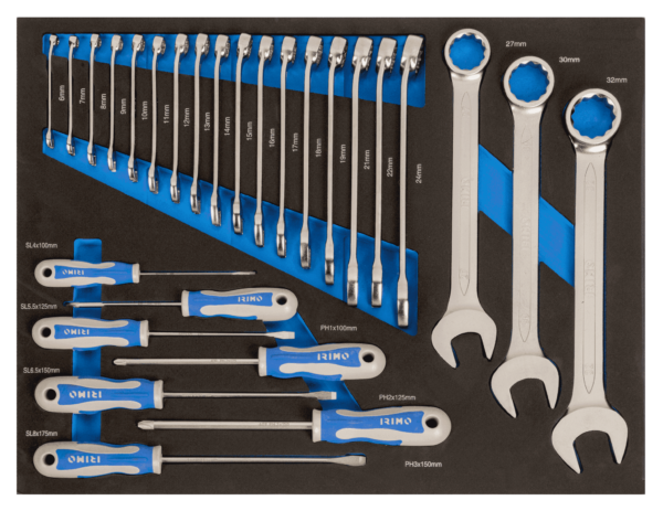 Bahco 9066K6FF100 - Servante 6 tiroirs 206 outils