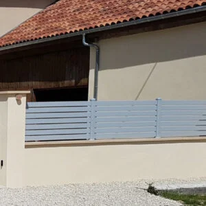 Clôture aluminium ajourée Bollène