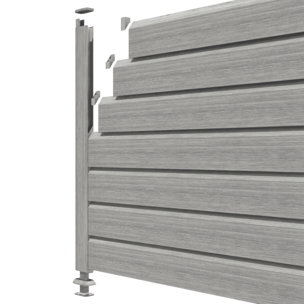 Clôture persienne CLOSEA Plaxé woodec concrete – Image 6