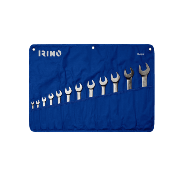 Irimo 10-12-W - Jeu clés à fourche double 12pcs pochette