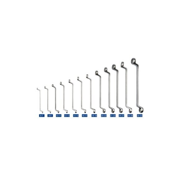 Jeu de clé à oeil coudées 12 pcs 2