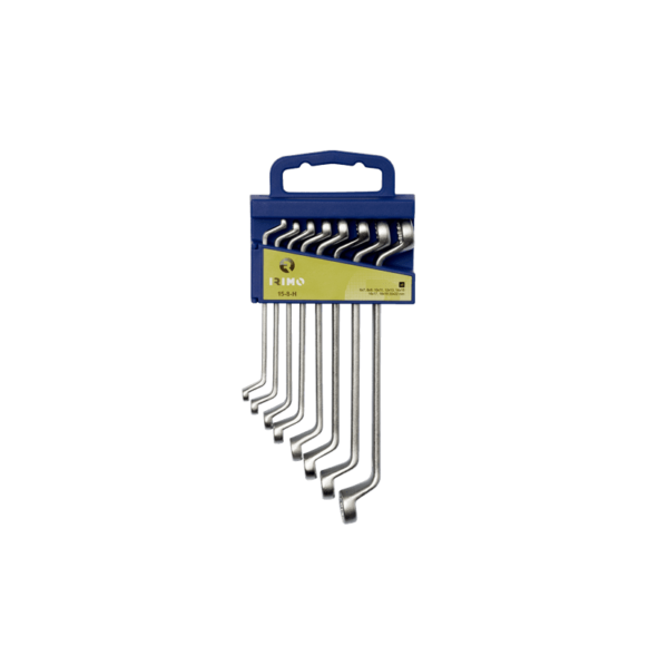 Jeu de clé à oeil coudées 8 pcs poignée