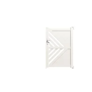 Portillon PVC blanc Quimper 105x150