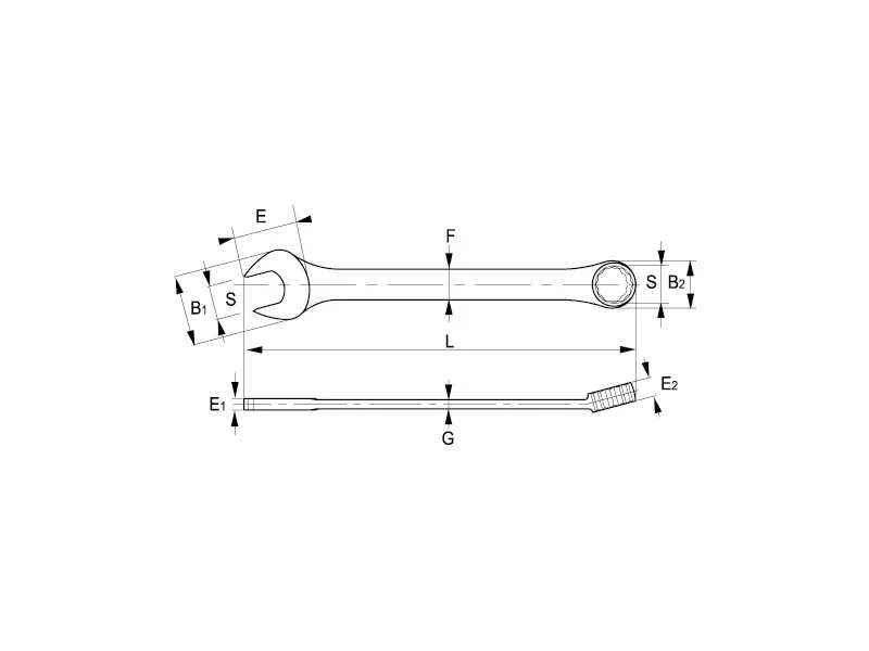 Schéma technique clé mixte IRIMO