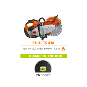 TS410 Stihl+ 5 DISQUES