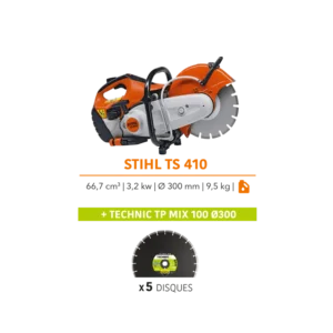 TS410 Stihl+ 5 DISQUES