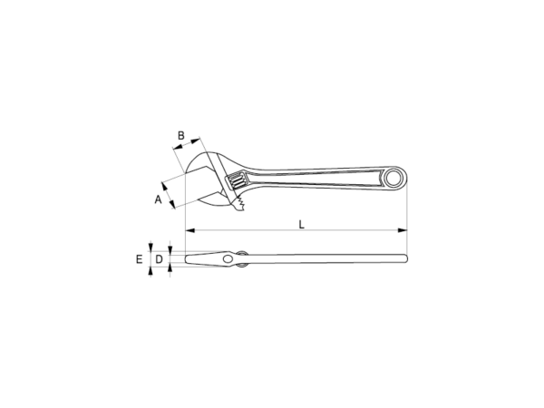 Visuel technique clé à molette
