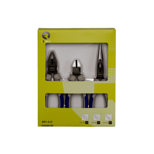Jeu de 3 pinces Irimo 601-3-C