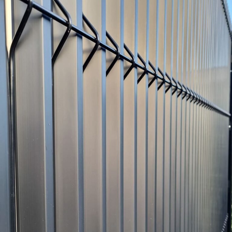 Kit occultation grillage rigide PVC 3D - Gris anthracite - Longueur 2m50 - maille 200x55 2 Kit occultation grillage rigide PVC 3D