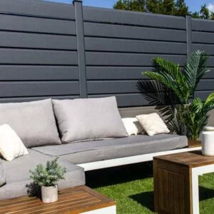 Clôture PLAXE gris anthracite