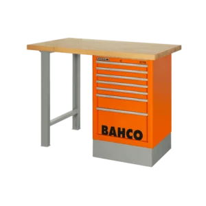 Etabli avec servante 6 tiroirs - 1495K6CWB18TW - 1495K6CWB15TW - Bahco