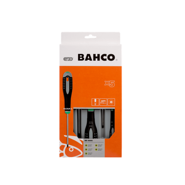 Jeu tournevis ergo torx - 5 pcs - BE-9885 - Bahco