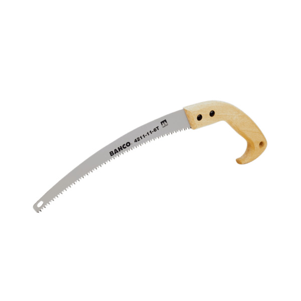 Scie arboricole à denture trempée avec poignée en bois - 4211-11-6T - Bahco