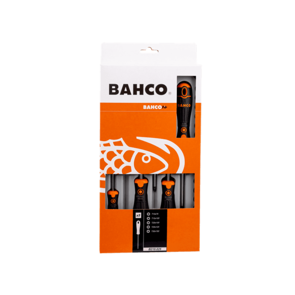 Tournevis BahcoFit torx - 5 pcs - B219.025 - Bahco