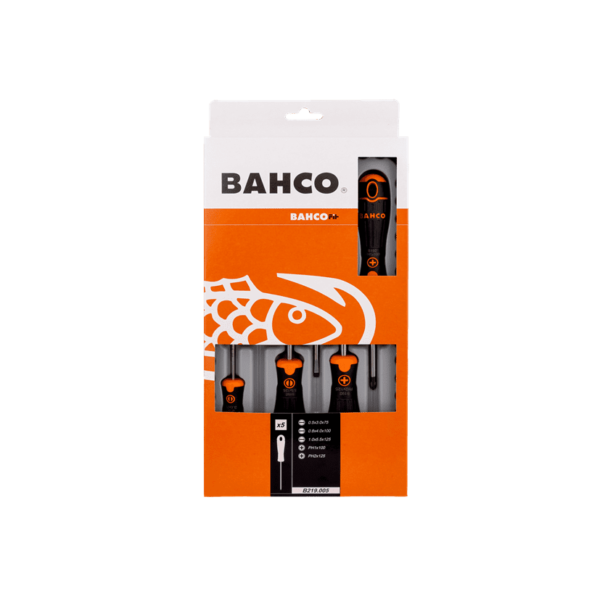 Tournevis BahcoFit fente et ph - 5 pcs - B219.005 - Bahco