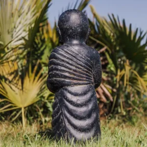 CMJ-M-NEWMONK-60-N Moine Shaolin statue de la sagesse 60cm