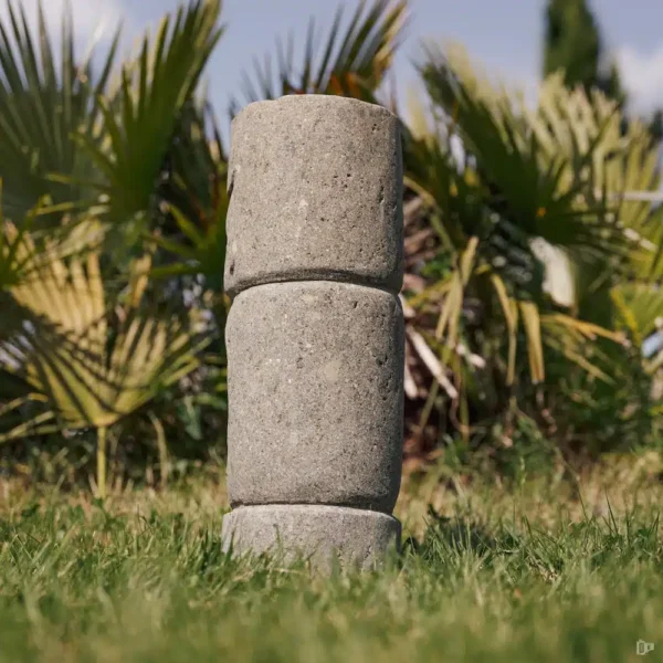 CMJ-PV-TK-ARUE-50 Statue Tiki 50 cm pierre volcanique