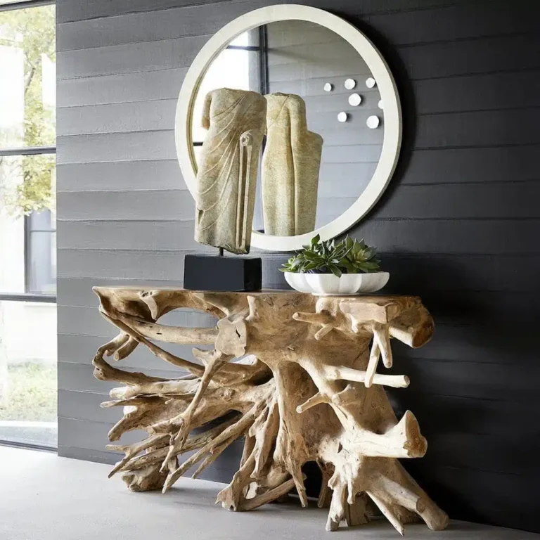 Mobilier et rangement - Console racine de teck massif - 170 cm Valo