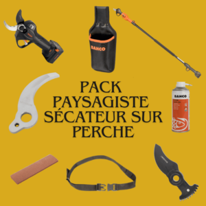 Pack paysagiste sécateur sur perche