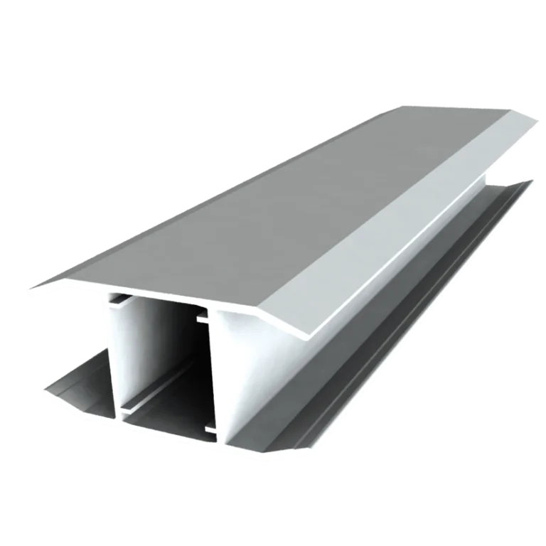 Clôture persienne CLOSEA PVC blanc 3 Un poteau design pour une clôture PVC intemporelle