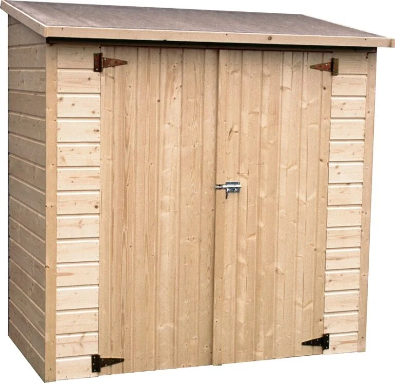 Armoire de jardin bois - Albecour 12 mm - 1.66 m2 - DECOR ET JARDIN 1 armoire de jardin ALBECOUR 3 parois 48210P000 (2)