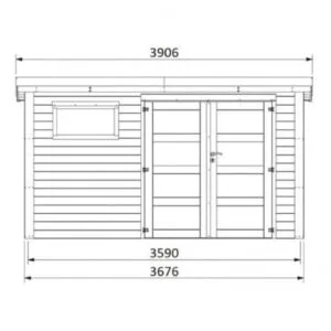 abri de jardin 10m2 - Paolo - 10 m2 - DECOR ET JARDIN - 64427S943
