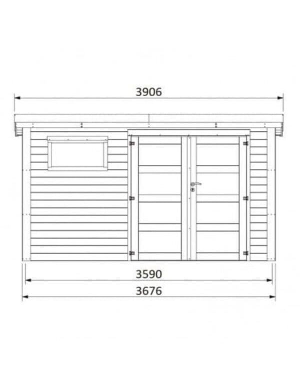 abri de jardin 10m2 - Paolo - 10 m2 - DECOR ET JARDIN - 64427S943