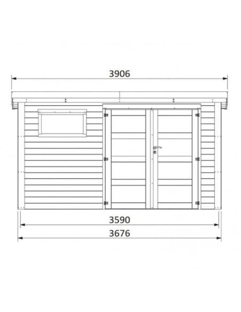 abri de jardin 10m2 - Paolo - 10 m2 - DECOR ET JARDIN - 64427S943