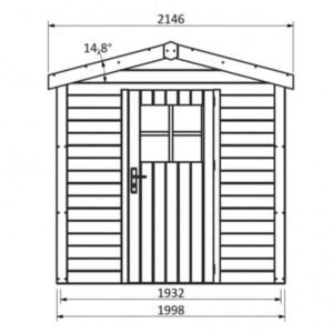 Abri de jardin 5m2 bois - Tison - DECOR ET JARDIN​ - 53113S000