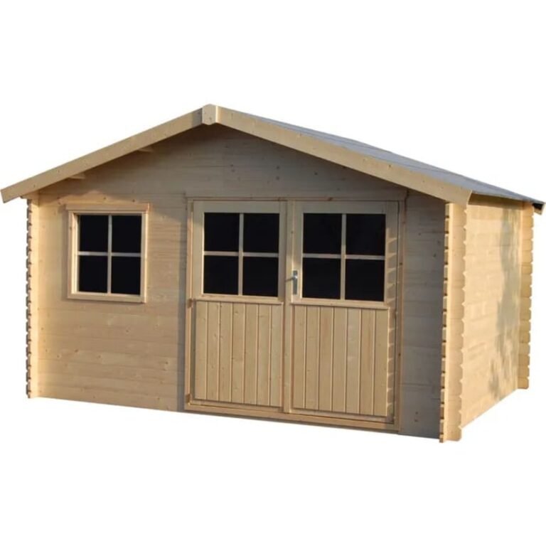 Abri de jardin en bois 12m2 - Flodeal 28 mm - DECOR ET JARDIN 1 abri de jardin en bois 12m2 - Flodeal - esb - DECOR ET JARDIN - 68650S043 -