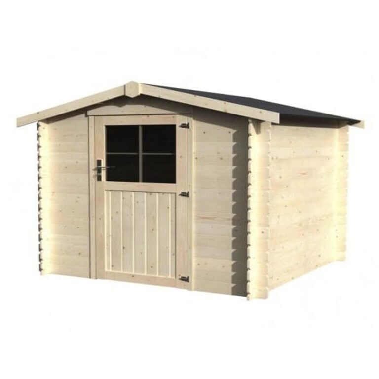 Petit abri de jardin en bois - Haya 19 mm - 3.42 m2 - DECOR ET JARDIN 1 abri de jardin petit - Haya - 3.42 m2 - DECOR ET JARDIN - 53129S043