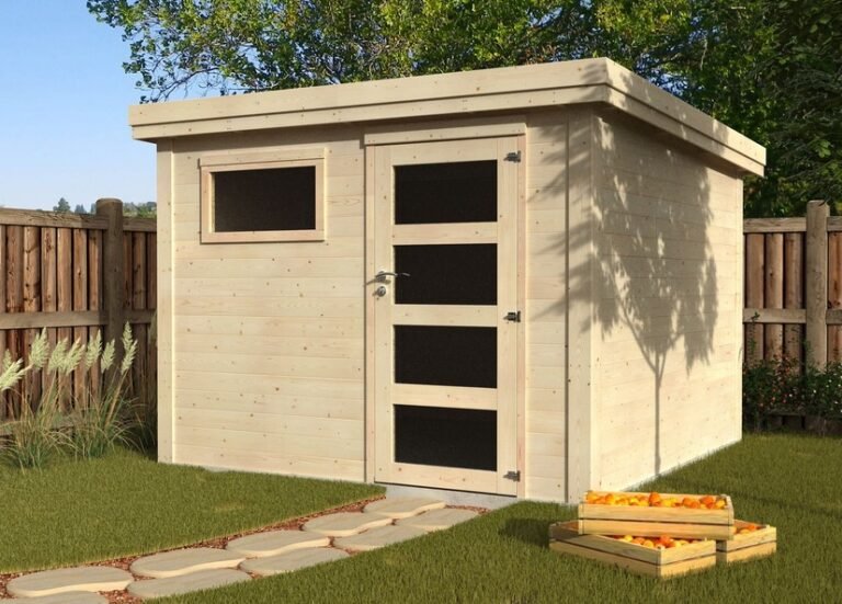 Abri de jardin toit plat - Paco 28 mm - 7.54 m2 - DECOR ET JARDIN 1 abri de jardin toit plat - Paco - 7.54 m2 - DECOR ET JARDIN - 64424S943