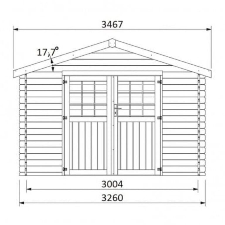 abri de jardin en bois 10m2 - Flovene - DECOR ET JARDIN - 62380S829