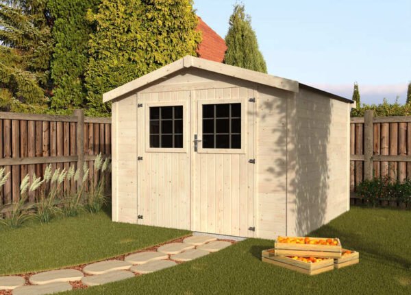 Abri de jardin en bois 7m2 - Turenne - 7.43 m2 - DECOR ET JARDIN - 63317S900