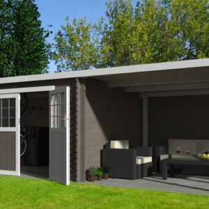 carport avec abri de jardin - Eden - 18.02 m2 - DECOR ET JARDIN - 62243S891