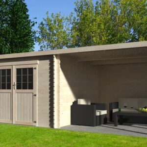 carport avec abri de jardin - Eden - 18.02 m2 - DECOR ET JARDIN - 62243S891