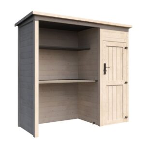 Armoire bois jardin Bruna 10370-000 Décor et Jardin détouré