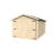 Garage bois 15 m2 Gamache 61820S936 Décor et Jardin