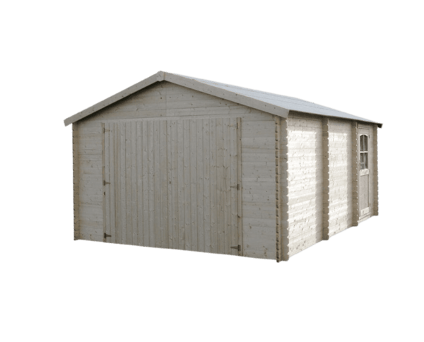 Garage en bois 20 m2 71702S017 Garodeal Decor et Jardin