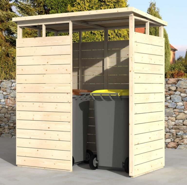 Range poubelle bois Local 178x98 IN OUT - DECOR ET JARDIN 1 Range poubelle bois Local 178x98 IN OUT - DECOR ET JARDIN 47214S000 ambiance