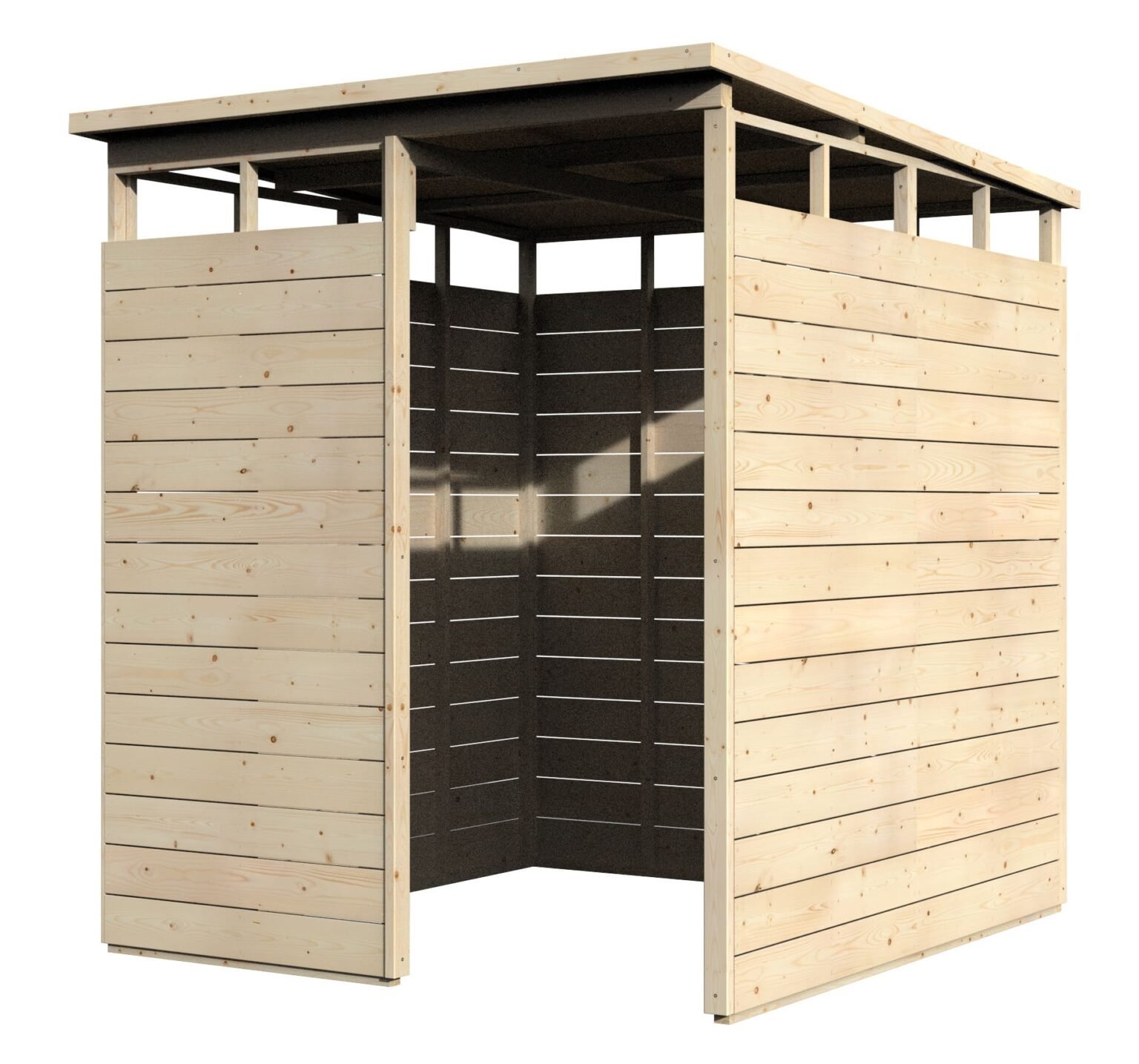 Rangement bois extérieur Local 178x186 IN OUT - DECOR ET JARDIN 47225S000